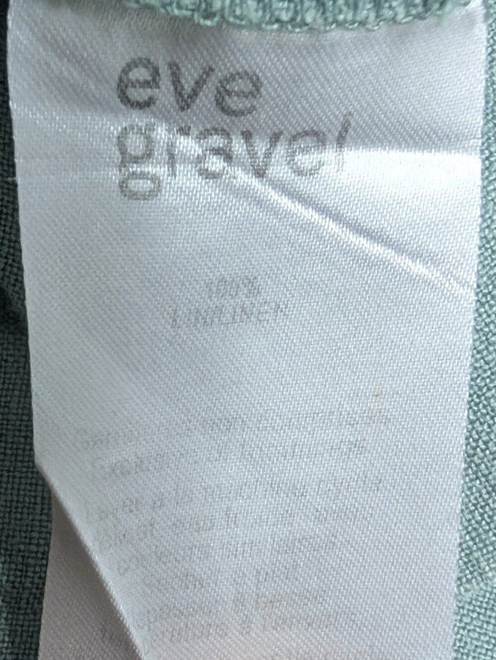 Eve Gravel Linen Blend Sleeveless Pocket Dress Size L - Picture 5 of 9